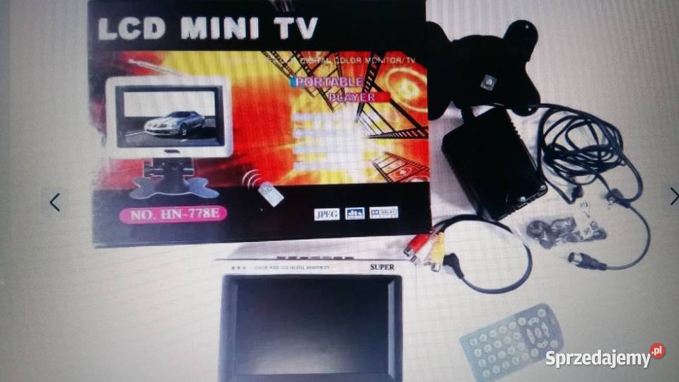 Monitor samoch TV 7 z zasilaczem mazowieckie Warszawa