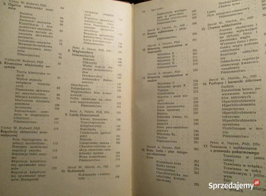 Zarys chemii fizjologicznej Harper medycyna Łódź sprzedam