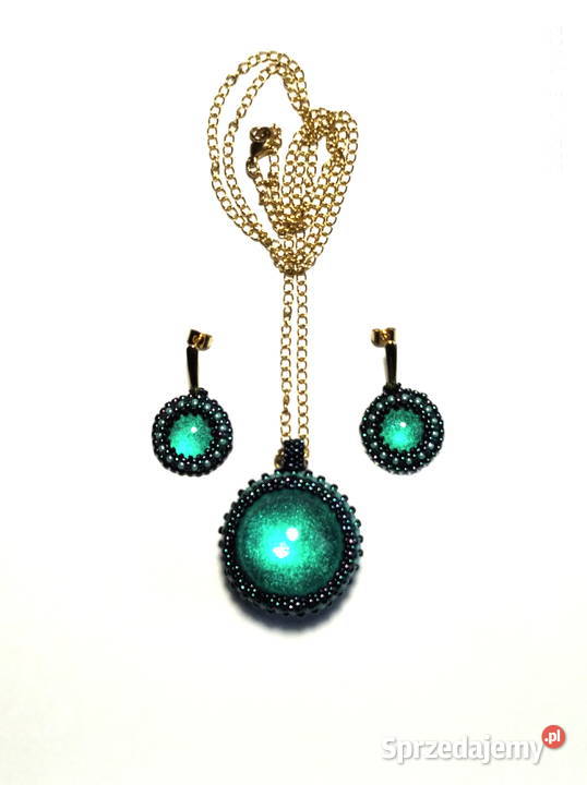 MORSKI WISIOREK KULKA Z KOLCZYKAMI Z ŻYWICĄ Warszawa