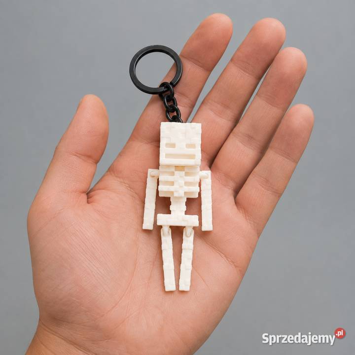 Brelok szkielet MC 3D ruchomy FLEXI pixelowy łódzkie Sieradz