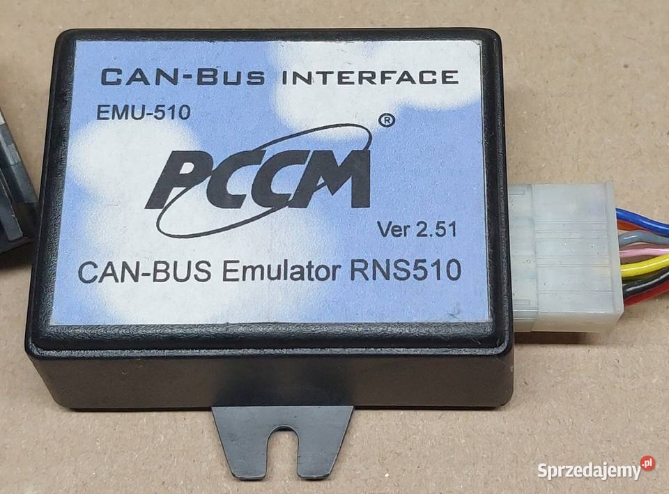 PCCM CAN BUS EMULATOR RNS510 EMU510 VW Układ elektryczny Części Mielęcin