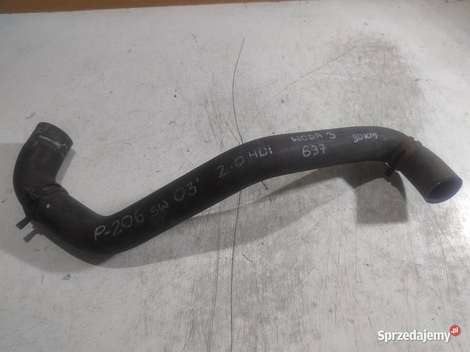WĄŻ RURA WODY PEUGEOT 206 SW 20 HDI wielkopolskie sprzedam