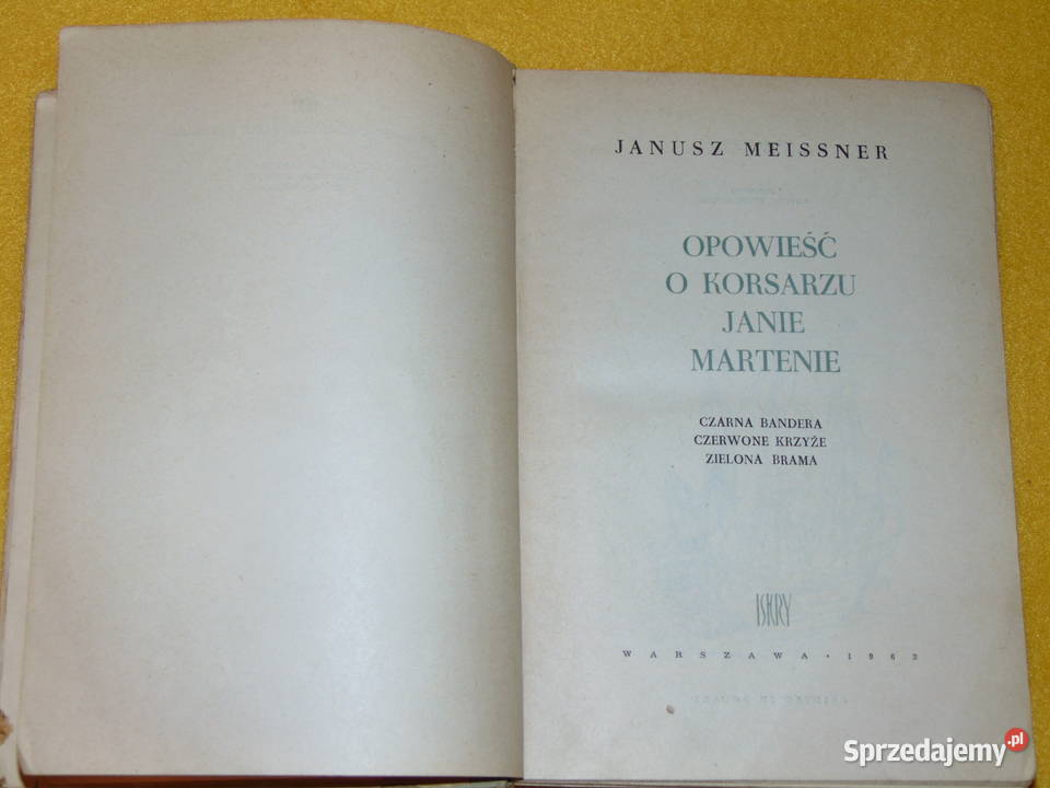 Opowieść o korsarzu Janie Martenie Janusz twarda lubelskie Lublin