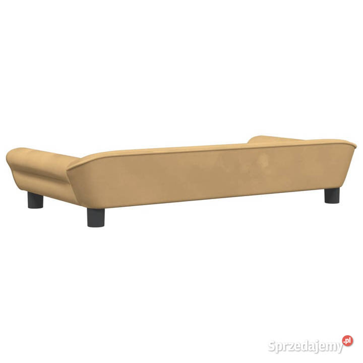 Sofa dzieci brązowa 100x50x26 aksamit WM3196398