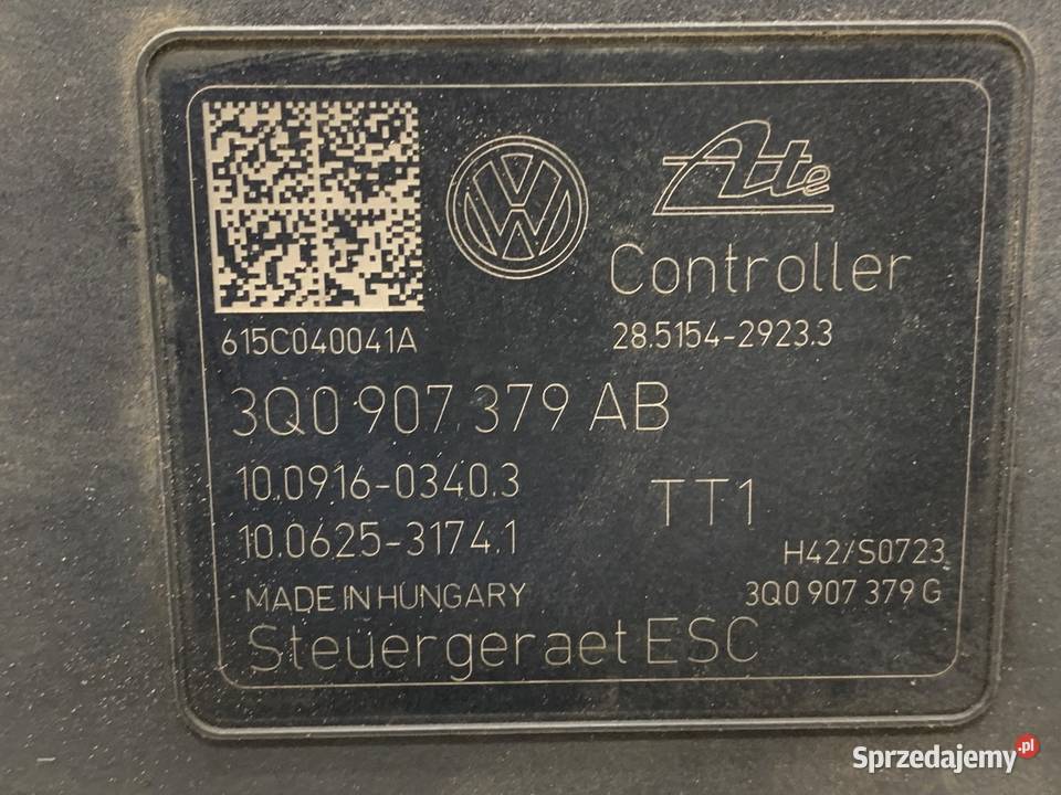 POMPA ABS VW PASSAT B8 3Q0907379AB 20 190