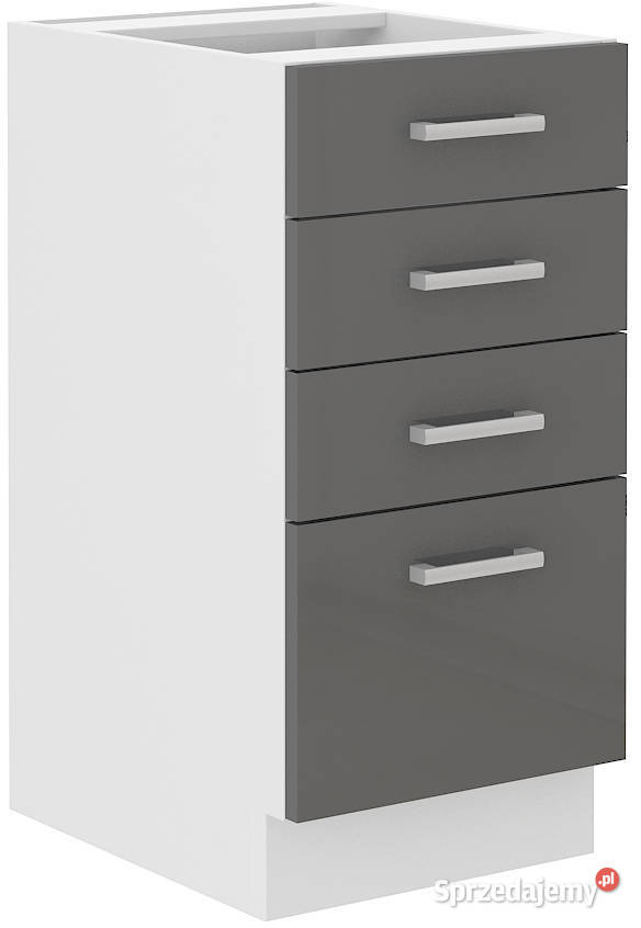 Zestaw mebli kuchennych 180 szary połysk szybka Kuchenne Kędzierzyn-Koźle