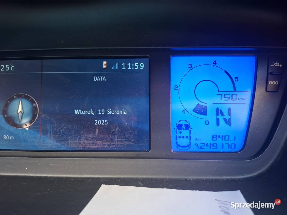 syndyk sprzeda Citroena Picasso C4 kujawsko-pomorskie Włocławek