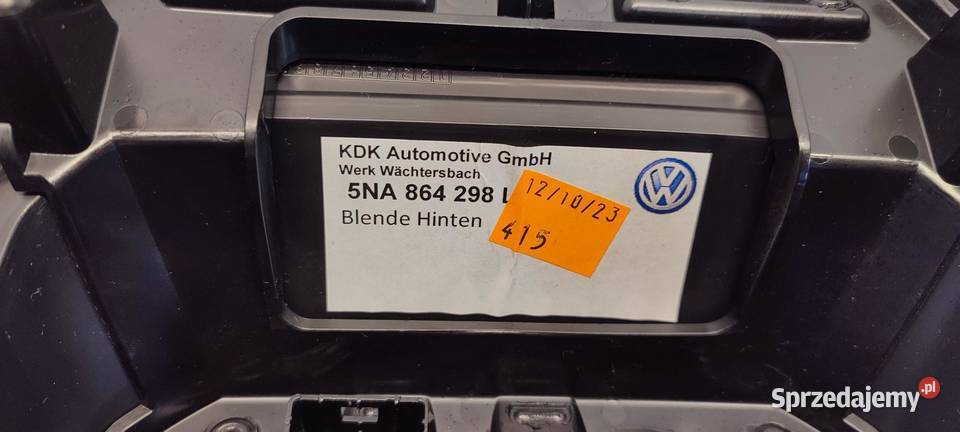 VW TIGUAN II KRATKA ZAŚLEPKA TUNELU 5NA864298L sprzedam