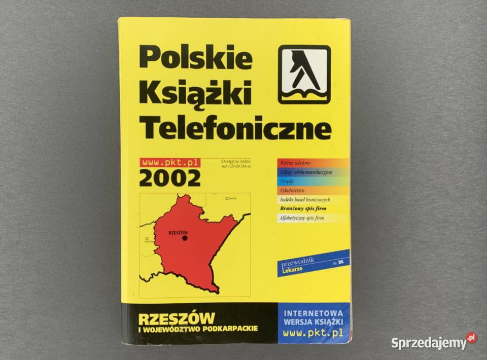 Polskie ksiażki telefoniczne Rzeszów 2002