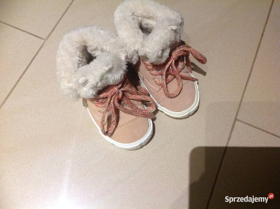 Buty Buciki Zimowe z Misiem ZARA Baby 20 lubuskie Nowa Sól sprzedam