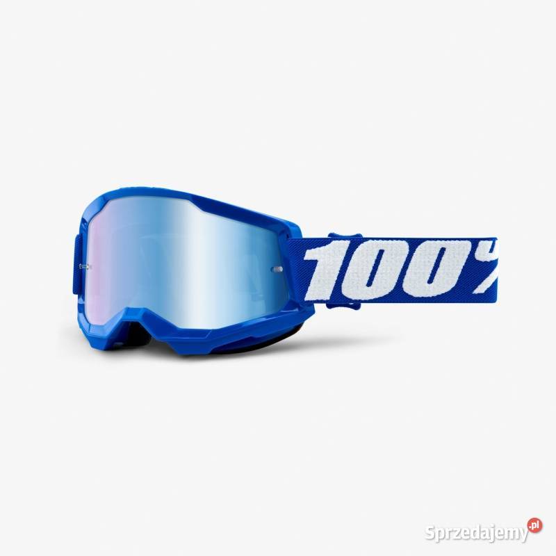 GOGLE 100 PROCENT KOLOR NIEBIESKI SZYBKA Kaski i odzież Mrągowo