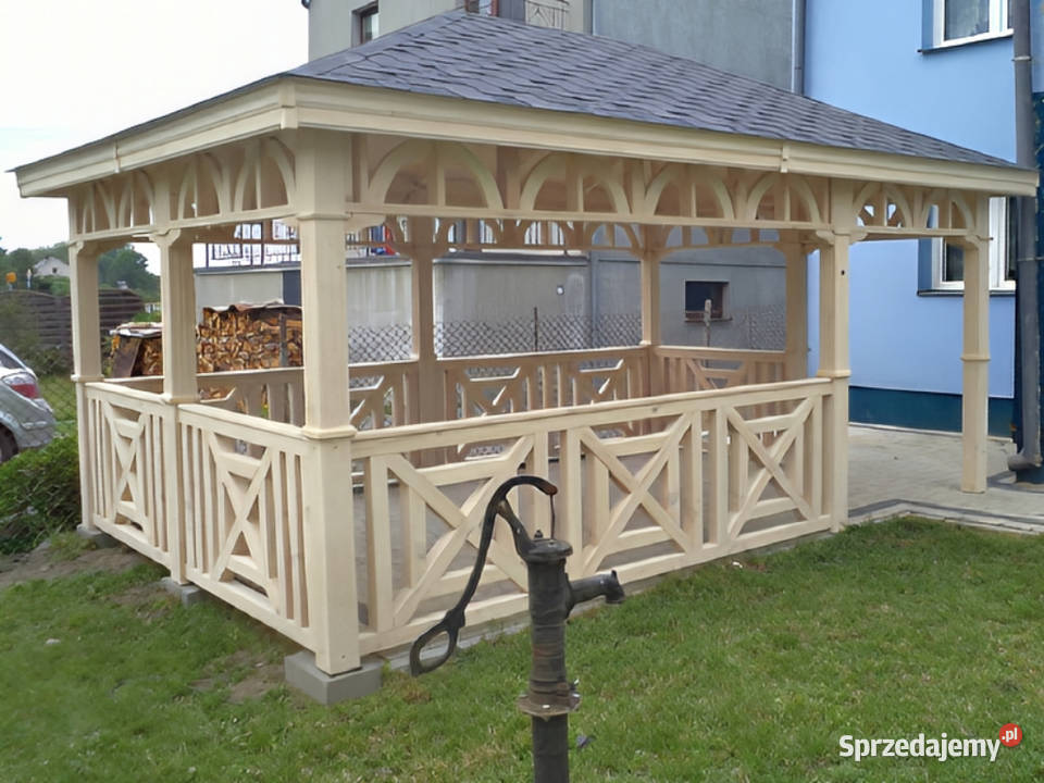 ALTANA 22 3x6 OGRODOWA DREWNIANA PARKOWA ALTANKA Ogród śląskie Parzymiechy