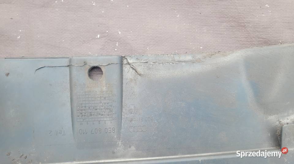 AUDI A4 B6 DOKLADKA SPOJLER ZDERZAKA PRZÓD Ruda Śląska