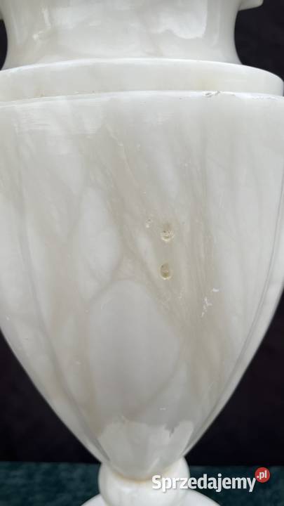 Alabaster wazon Lampa Antyki Łowicz sprzedam