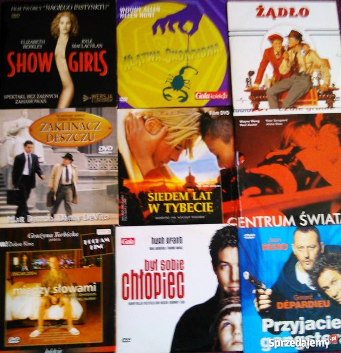 9 filmow na DVD Warszawa