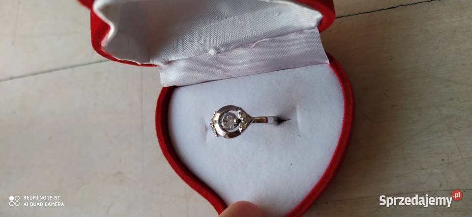 srebrny pierścionek nowy Poznań sprzedam