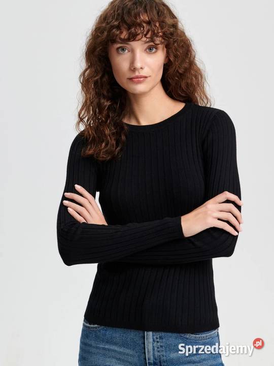 czarny sweter Sinsay Olkusz