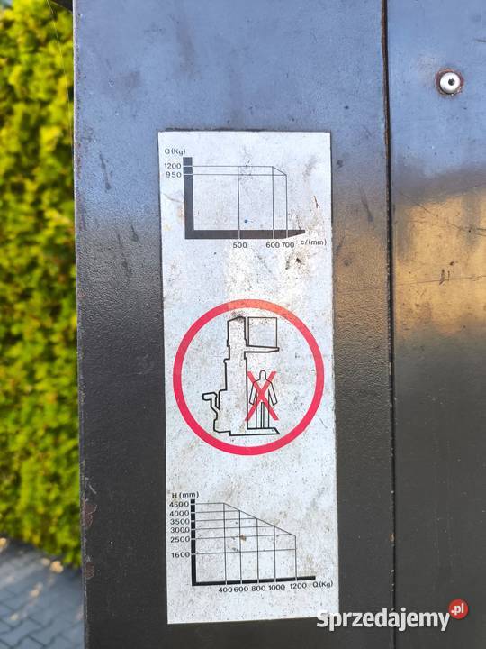 WÓZEK WIDŁOWY ELEKTRYCZNY Motoryzacja śląskie Gliwice sprzedam