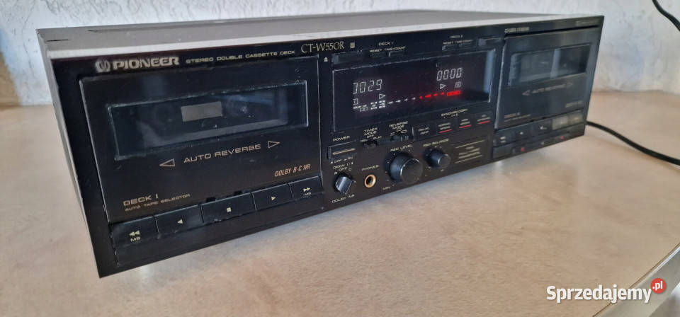 Magnetofon Pioneer CTW550R CT W550 R casette wielkopolskie Międzychód