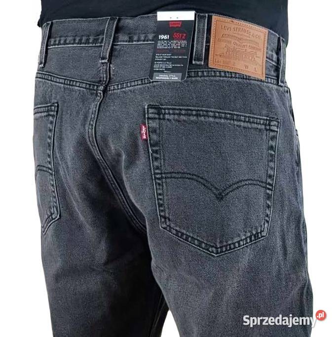 Męskie jeansy Levis 551z Authentic Straight śląskie