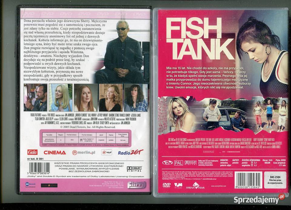 Broken Flowers Fish Tank 2 płyty DVD Szczecin