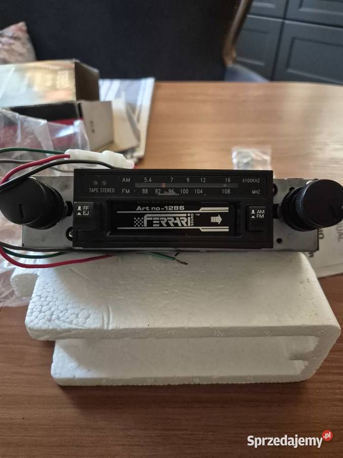 Sprzedar radio samochodowe ferrari produkcji mazowieckie Nowy Dwór Mazowiecki