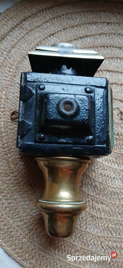 Stara lampa powozowa z lat 20 tych