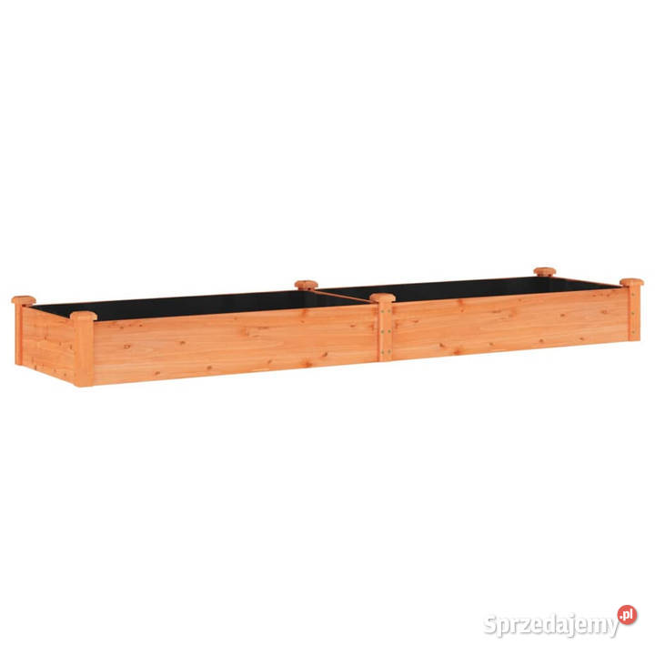 Podwyższona rabata z wyściółką brązowa 240x60x25