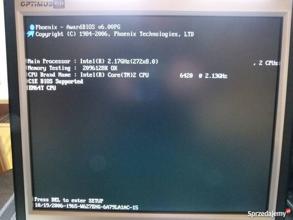 Komputer płyta procesor Core2Duo 6420 213GHz RAM lubelskie Zamość