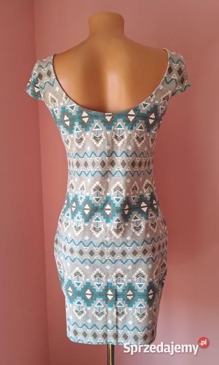 Sukienka na lato kolorowy małopolskie Brzesko