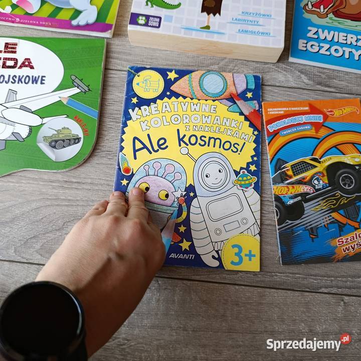 zestaw kolorowanek łamigłówek Poznań