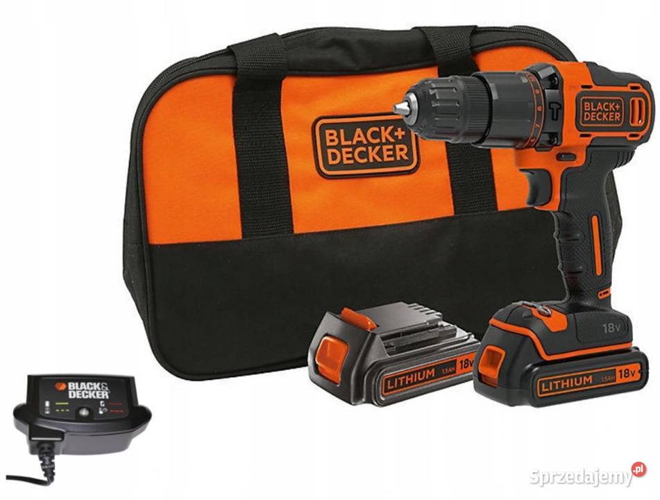 Wkrętarka udarowa akumulatorowa BlackDecker 18V