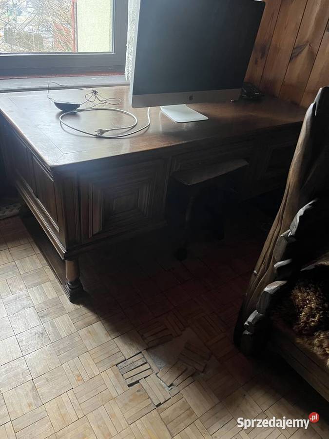 Meble dębowe komplet co na zdjęciach Kraków sprzedam