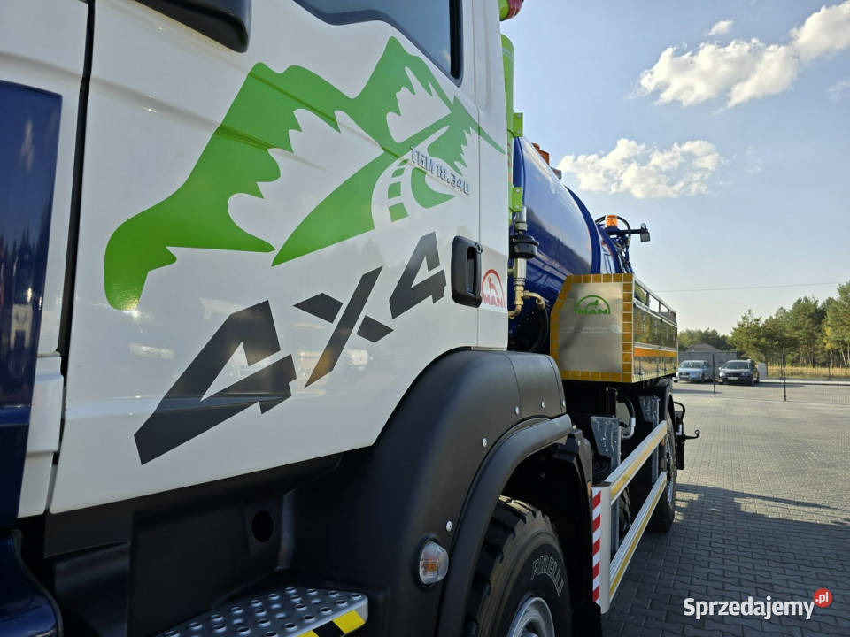 MAN 4x4 WUKO GAMON PW8 do zbierania odpadów manualna
