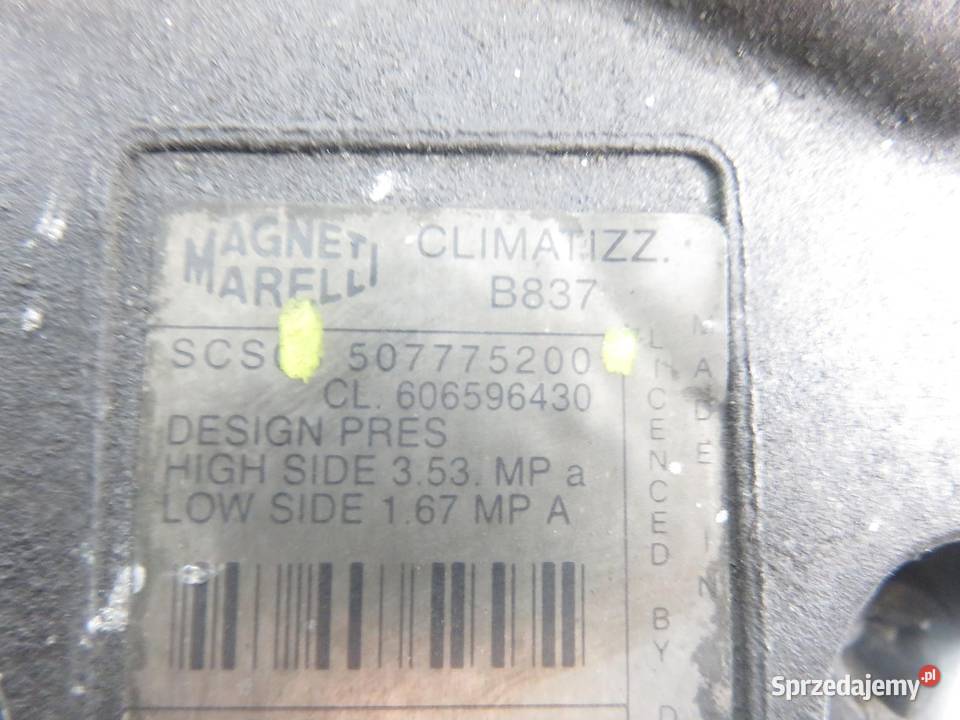 KOMPRESOR KLIMATYZACJI BRAVO I 19 JTD 507775200 sprzedam