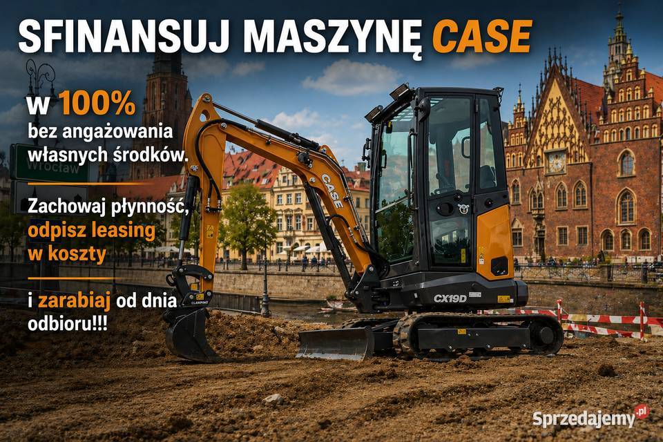 Minikoparka CASE CX19D dolnośląskie Cesarzowice