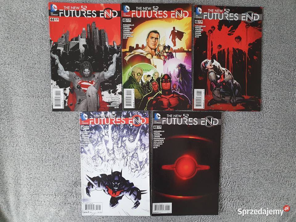 The 52 The Futures End zestaw 25 komiksów DC USA pomorskie Gdynia
