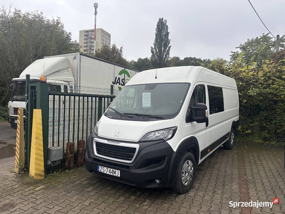Peugeot Boxer Brygadowy 7 miejsc mały przebieg 160KM Peugeot zachodniopomorskie Szczecin