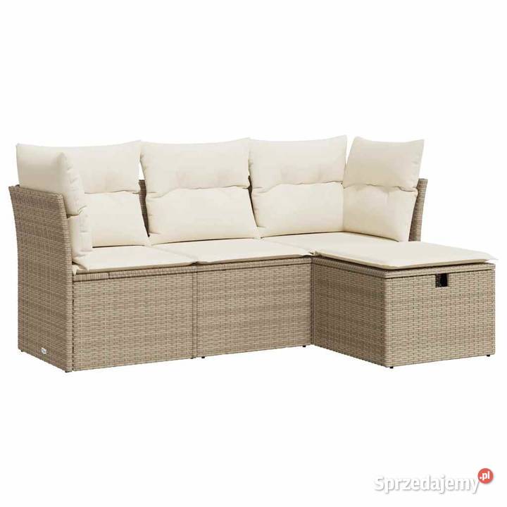 vidaXL 4cz zestaw mebli ogrodowych z poduszkami mazowieckie Warszawa