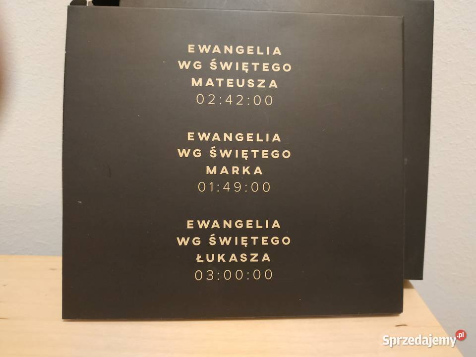 Biblia Audio SAuperprodukcja Nowy Testament religijna mazowieckie