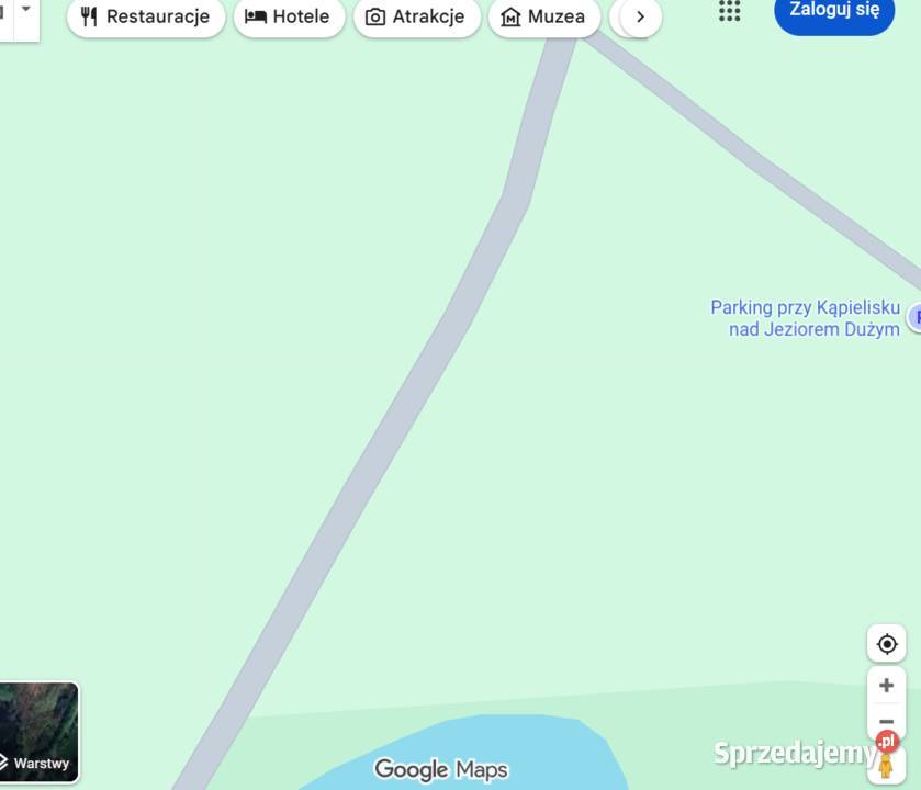 Unikat Duża działka Jeziorem Dużym z warunkami