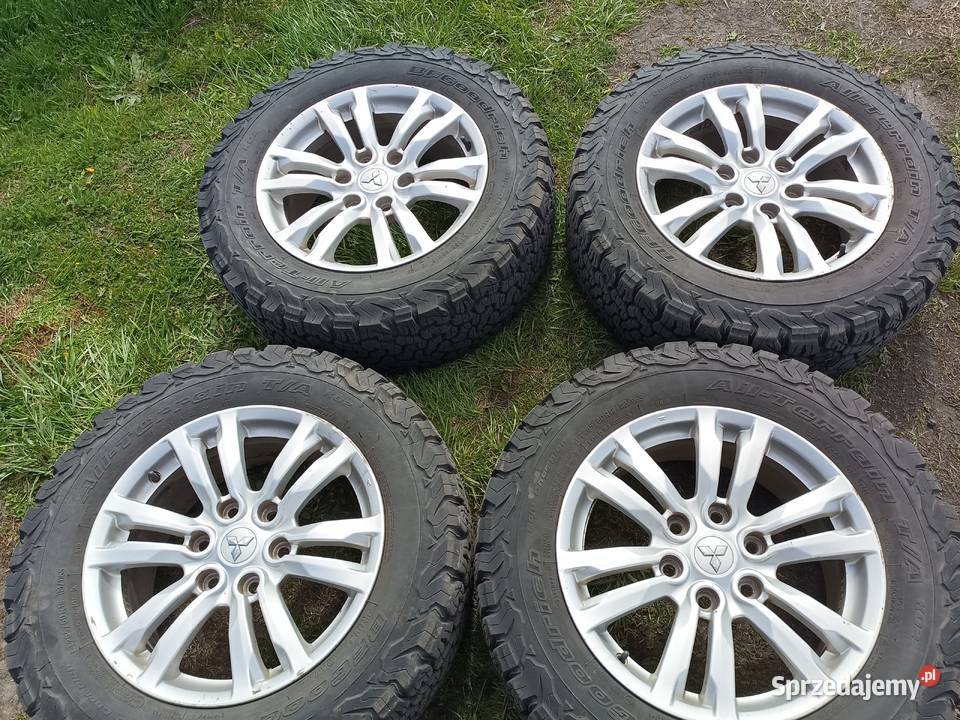 Koła Mitsubishi 18" 7,5 et 46 6x139.7 opony BFG KO2 265/60 r18