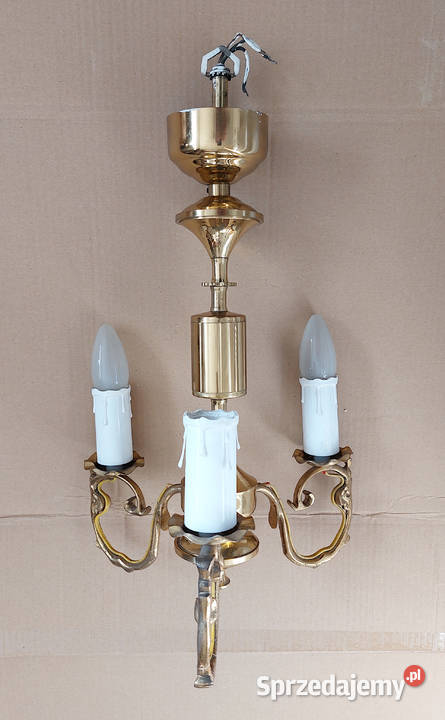 Żyrandol mosiężny Dąbrowa Górnicza