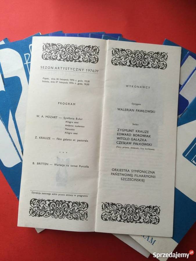 312 Programy Filharmonii Szczecin