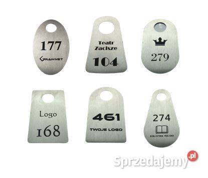 Numerki do szatni ze stali nierdzewnej 10 Chynów sprzedam