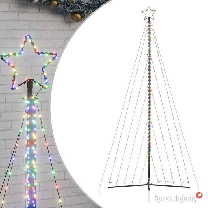 Lampki choinkowe 570 kolorowych LED 399 Warszawa