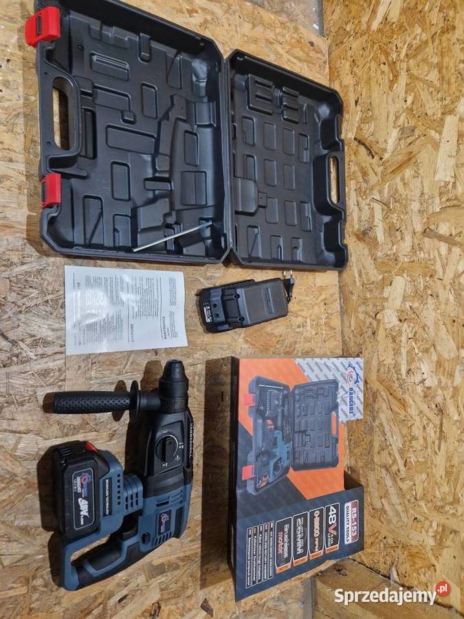MŁOTOWIERTARKA AKUMULATOROWA MŁOT UDAROWY 48V 50 Młoty udarowe Głogowa