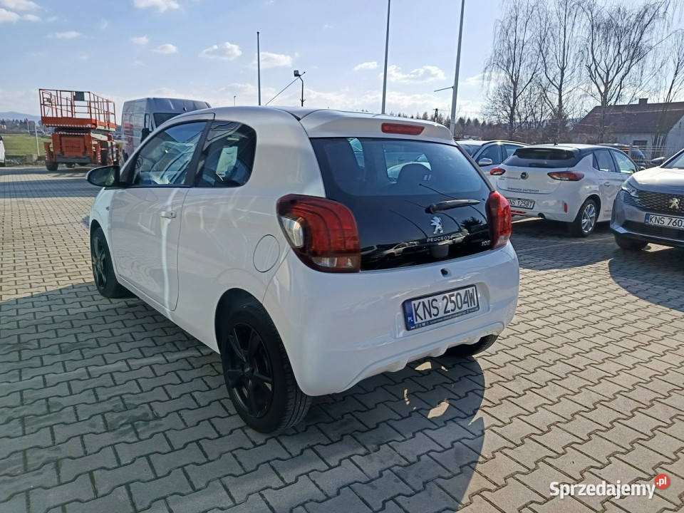 Peugeot 108 10 VTI 69 serwisowany ASO faktura Nowy Sącz sprzedam