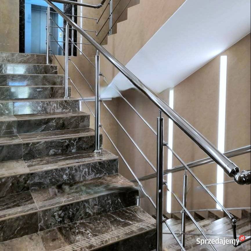 Schody z ciemnego kamienia 120x30 WYSOKI POŁYSK Łask