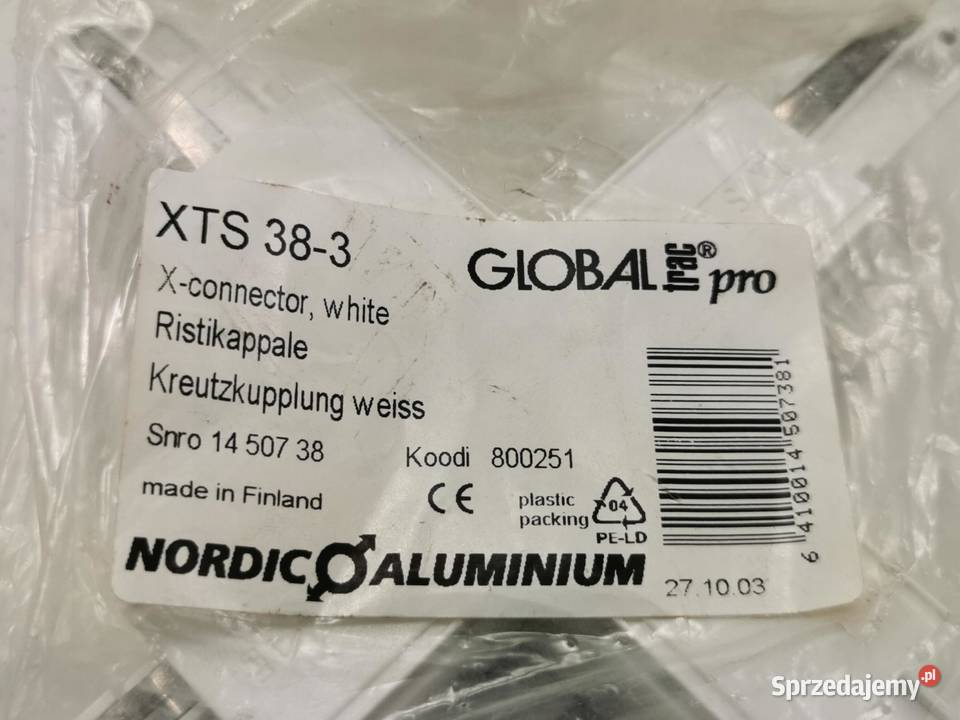 POCZWÓRNY KRZYŻOWY ŁĄCZNIK NORDICALUMINIUM XTS